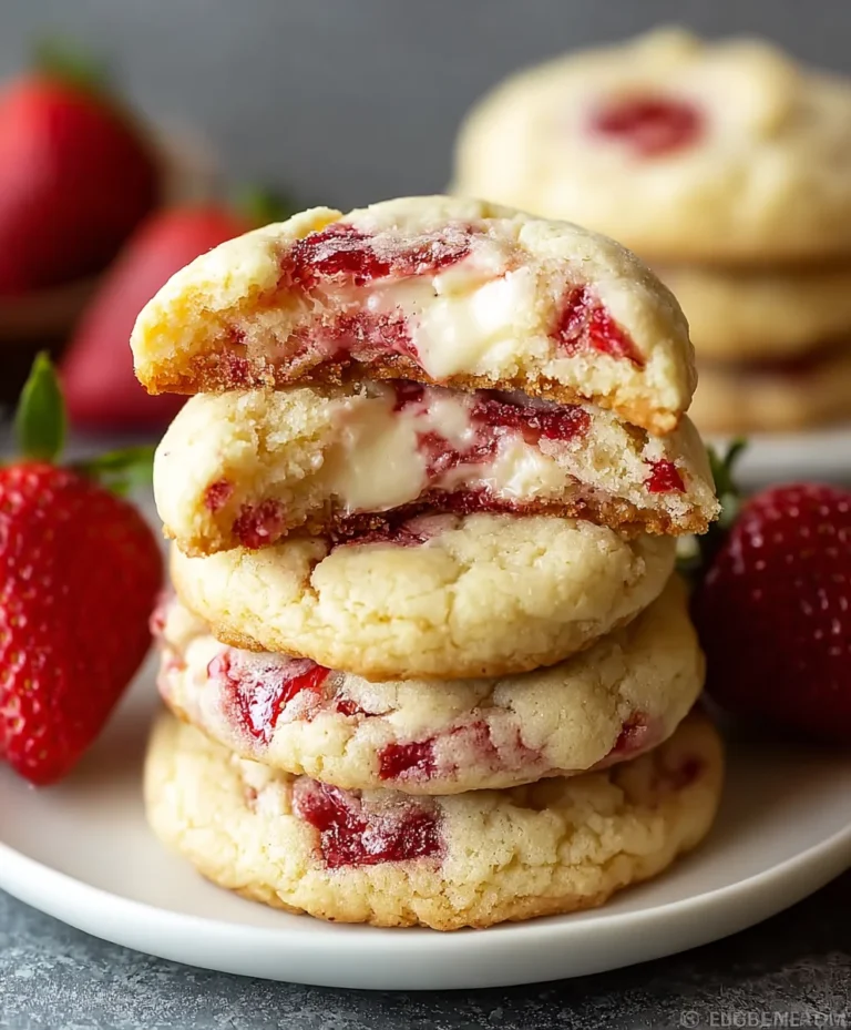 Strawberry Cheesecake Cookies – Easy & Delicious Recipe