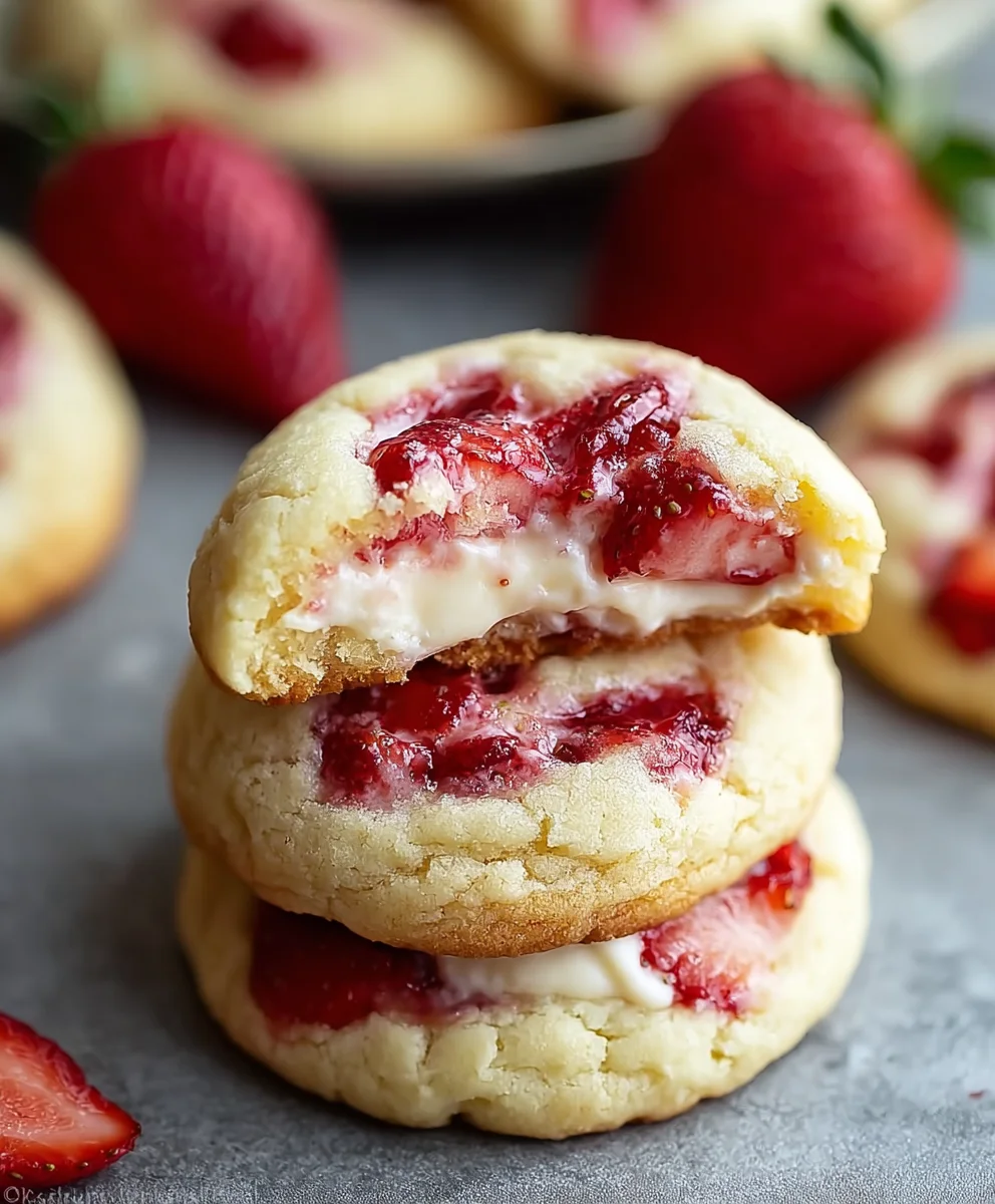 Strawberry Cheesecake Cookies - Easy & Delicious Recipe