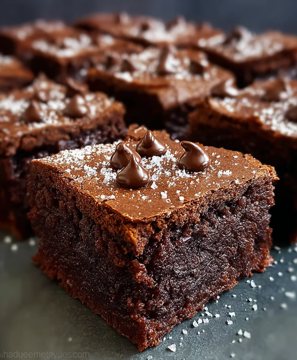 Easy Rich Chocolate Brownie Squares Recipe