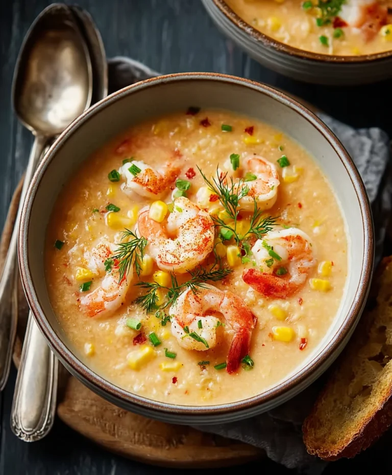 Hearty Shrimp and Corn Soup Recipe- Delicious & Easy