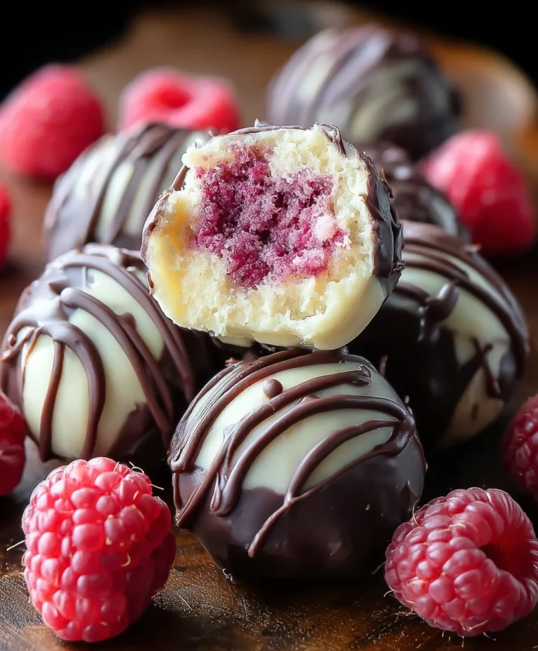 Easy Raspberry Cheesecake Truffles – Quick Treat