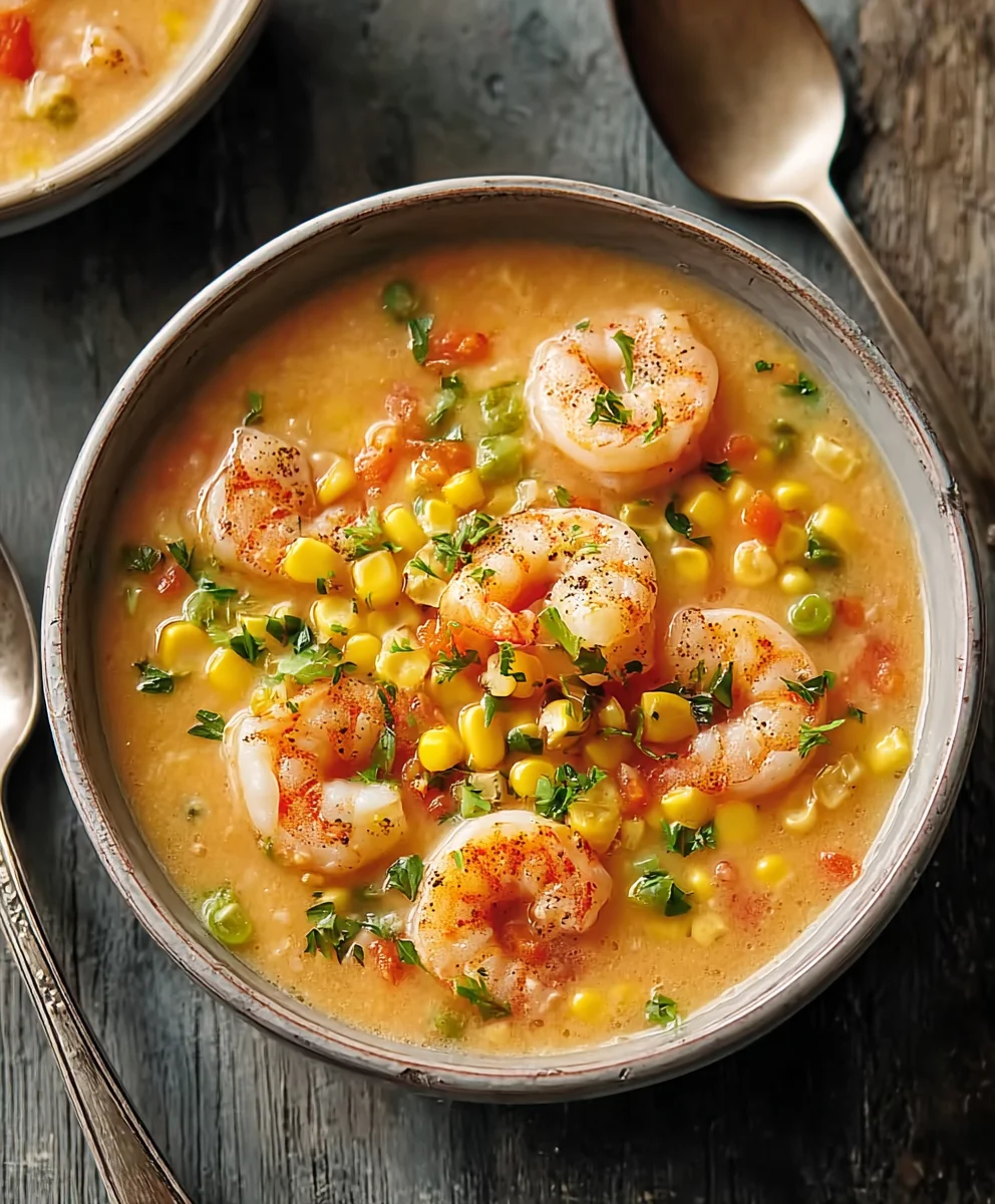 Hearty Shrimp and Corn Soup Recipe- Delicious & Easy