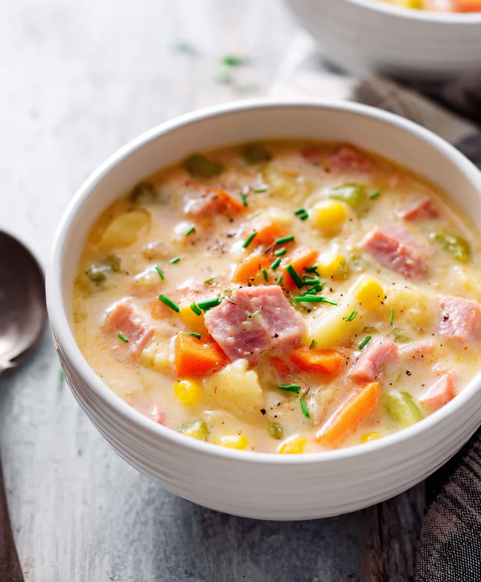 Hearty Beef Beef Ham Potato Soup - Easy Comfort Food