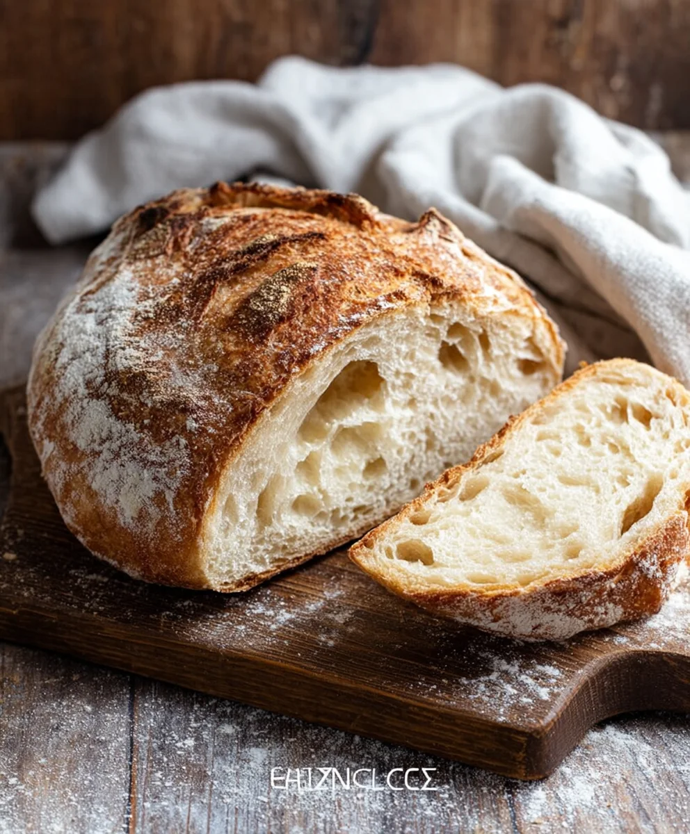 Easy Rustic Bread Recipe- Delicious Homemade Loaf