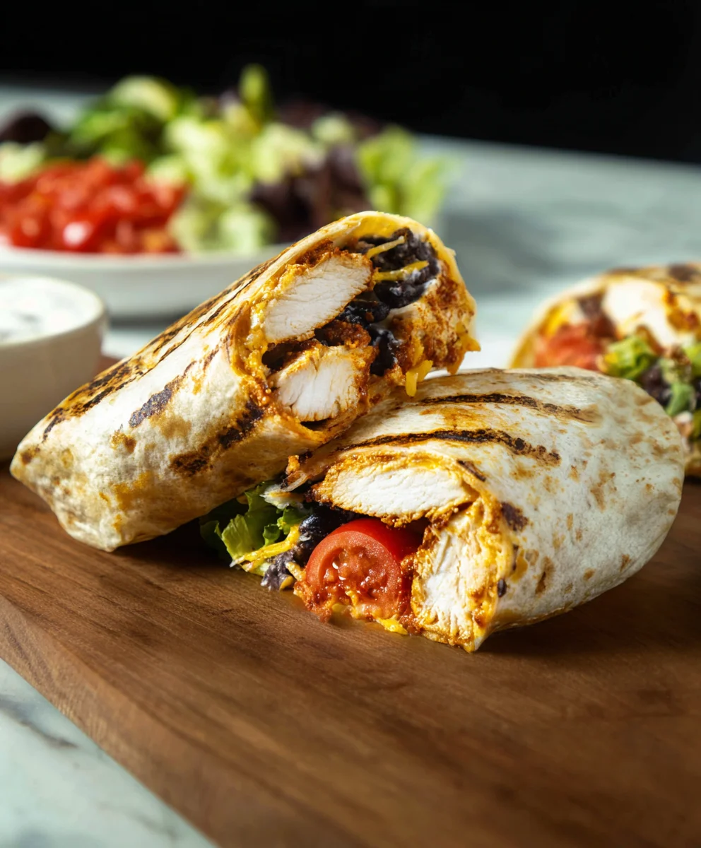 Chipotle Ranch Grilled Chicken Burrito Recipe