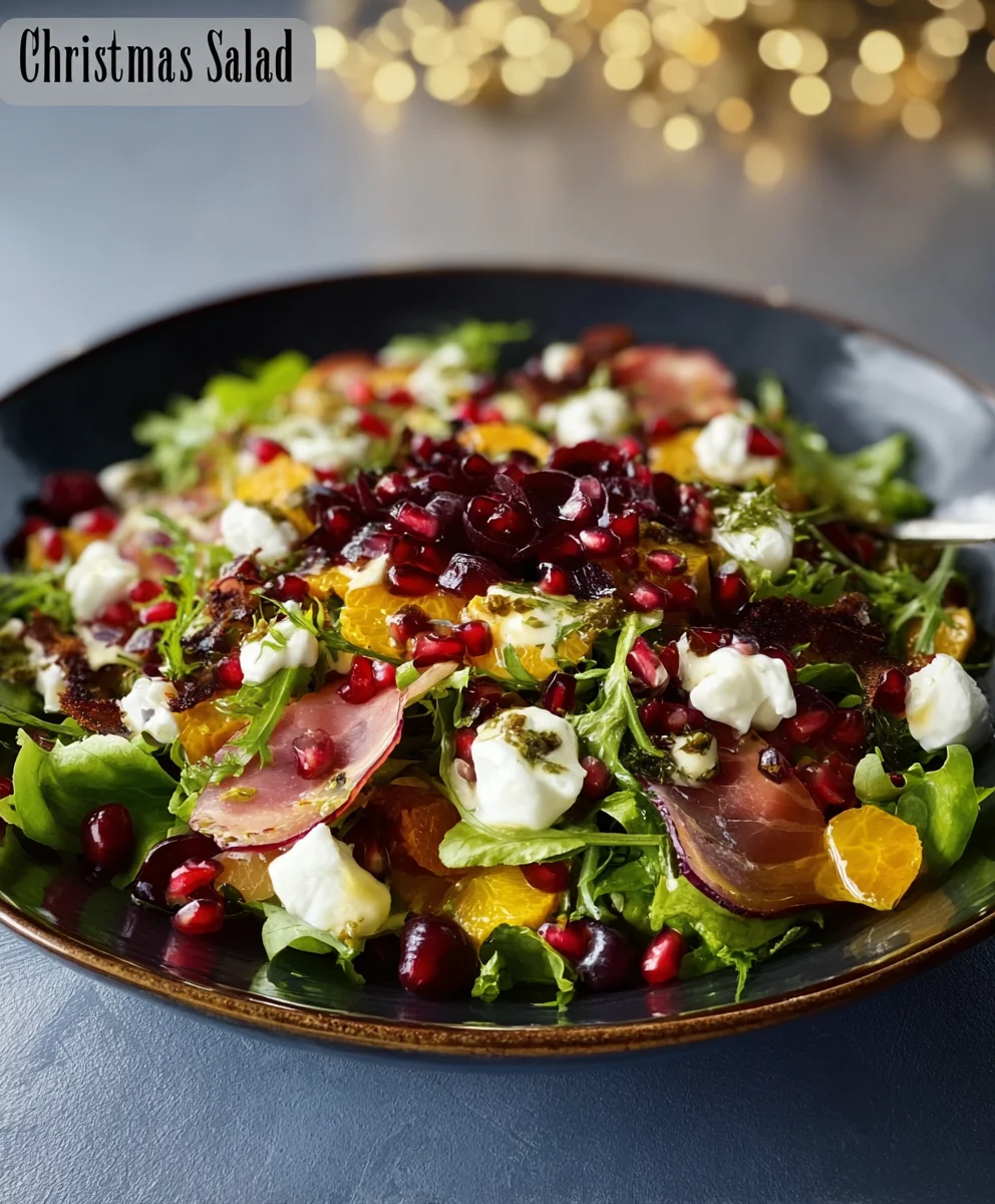 Festive Christmas Salad- Easy Holiday Favorite