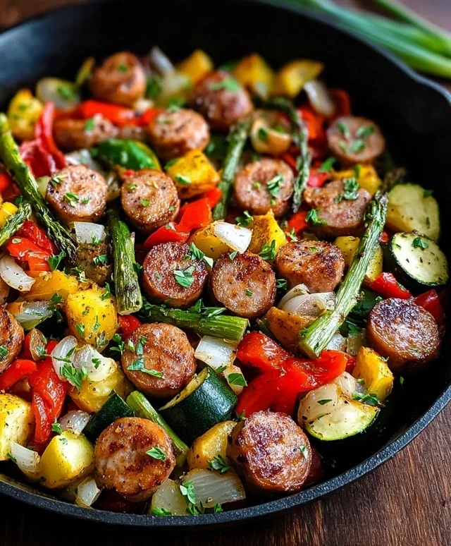 Sausage and Veggies Skillet