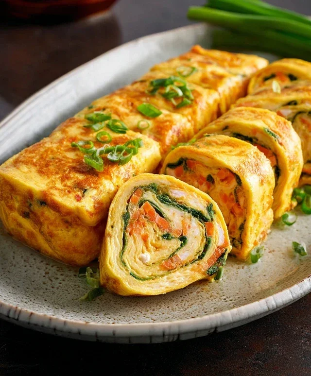 Gyeran Mari (Korean Rolled Omelette)
