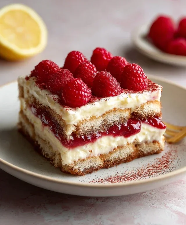 Raspberry Tiramisu