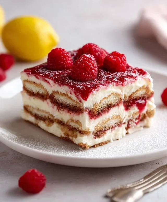 Raspberry Tiramisu