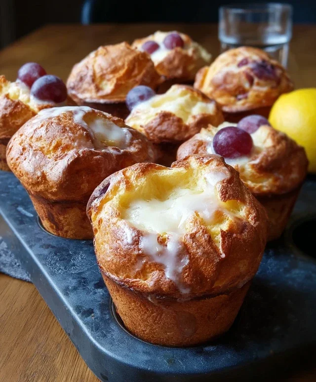 Sparkling Grape Juicecas Portuguese Popovers