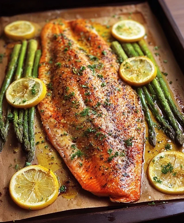 Baked Rainbow Trout with Lemon, Pepper, and Garlic