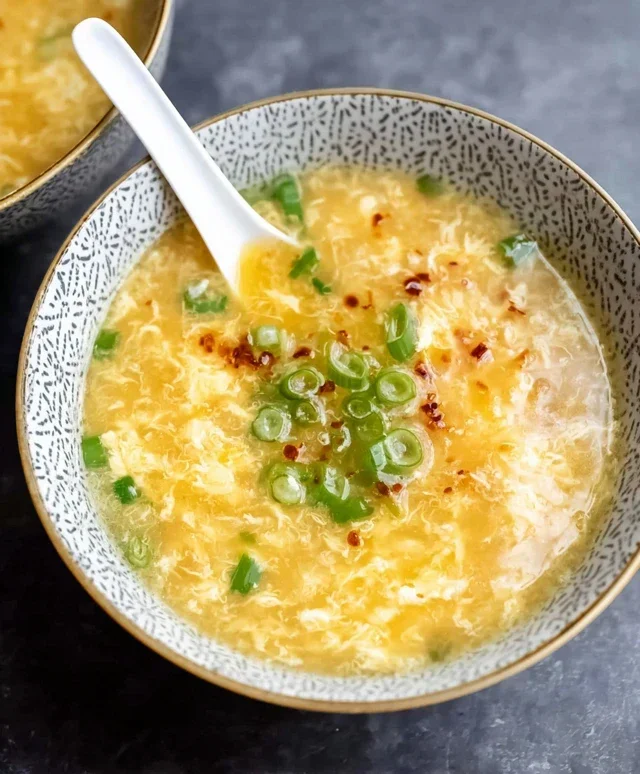 Homemade Egg Drop Soup (Keto & Gluten Free)