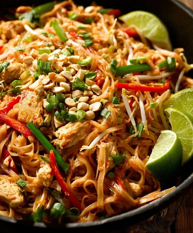 Chicken Pad Thai Dish