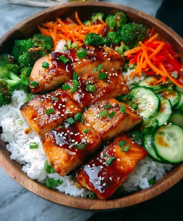Meal Prep Teriyaki Salmon Rice Bowls