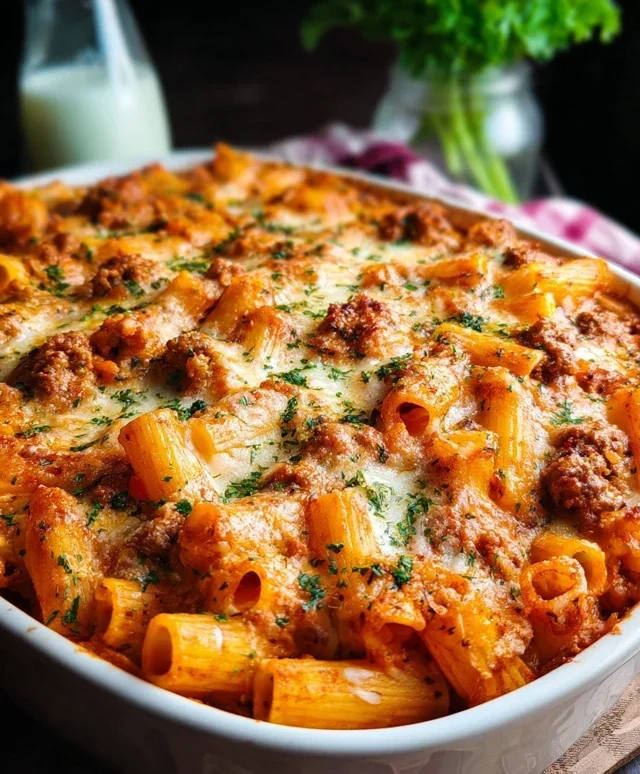 Baked Rigatoni with Sausage