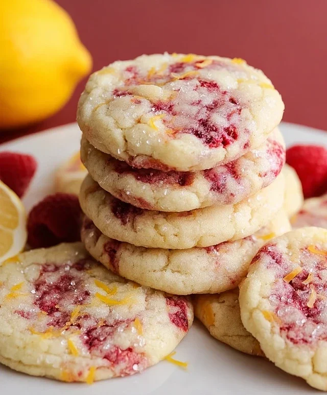 Lemon Raspberry Cookies
