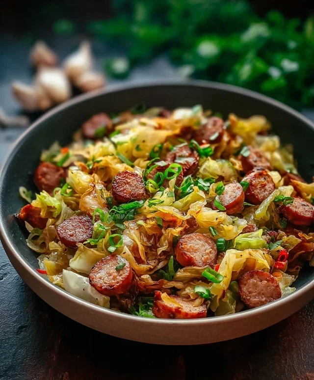 Easy Sausage and Cabbage Stir Fry