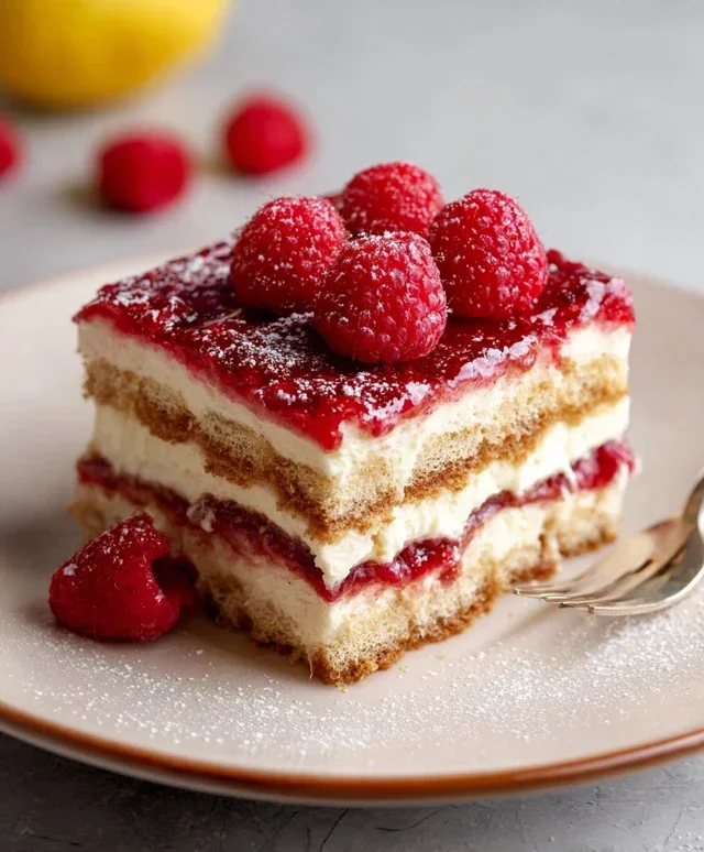 Raspberry Tiramisu