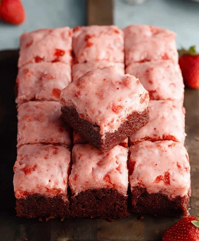 Strawberry Brownies
