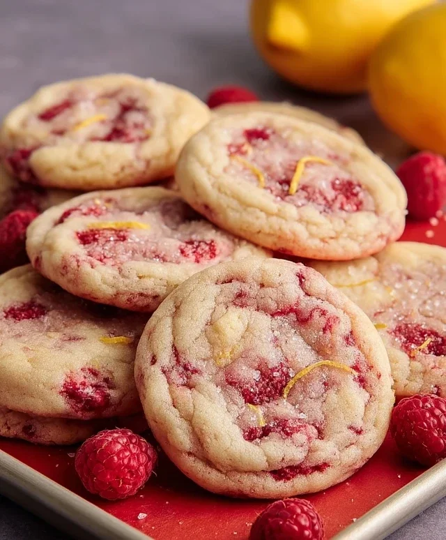 Lemon Raspberry Cookies