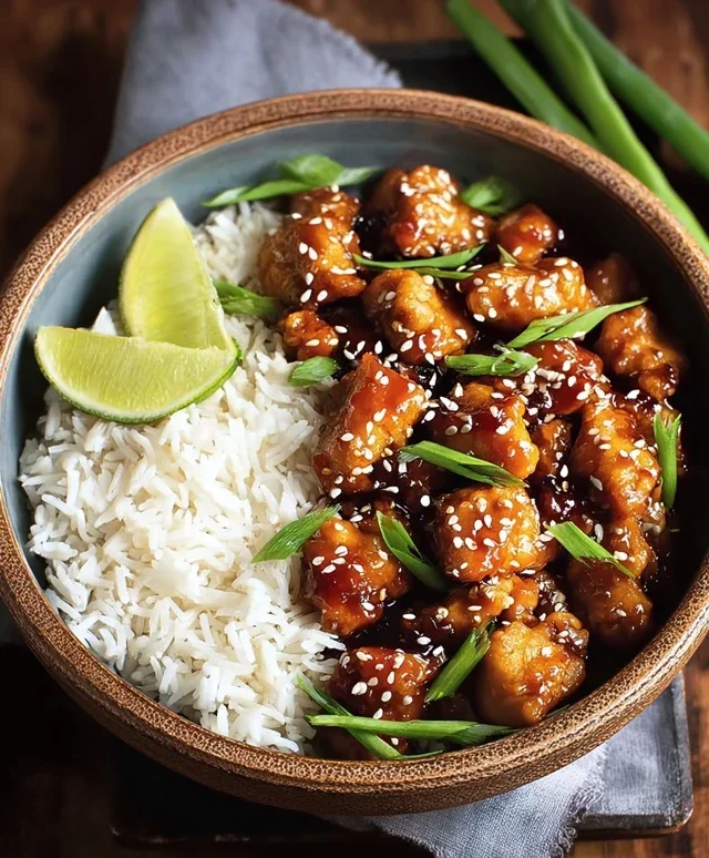 Healthy Sesame Chicken Dish