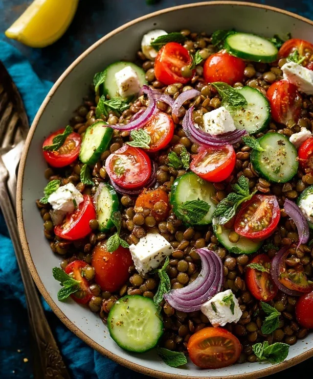 Mediterranean Lentil Salad