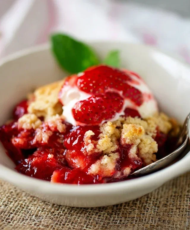 Strawberry Cobbler