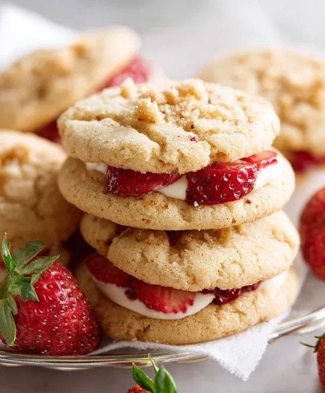 Strawberry Shortcake Cookies