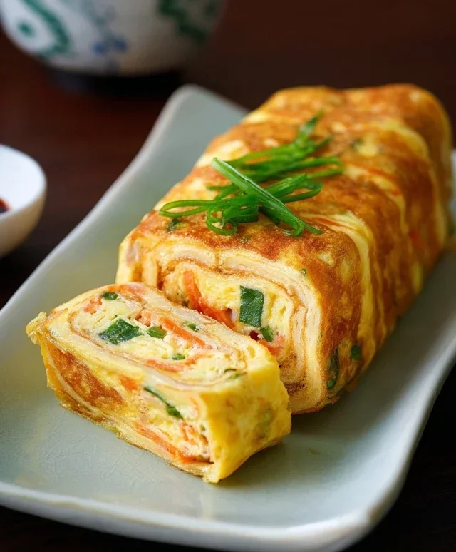 Gyeran Mari (Korean Rolled Omelette)