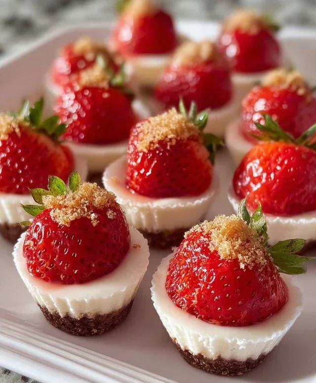 Cheesecake Deviled Strawberries