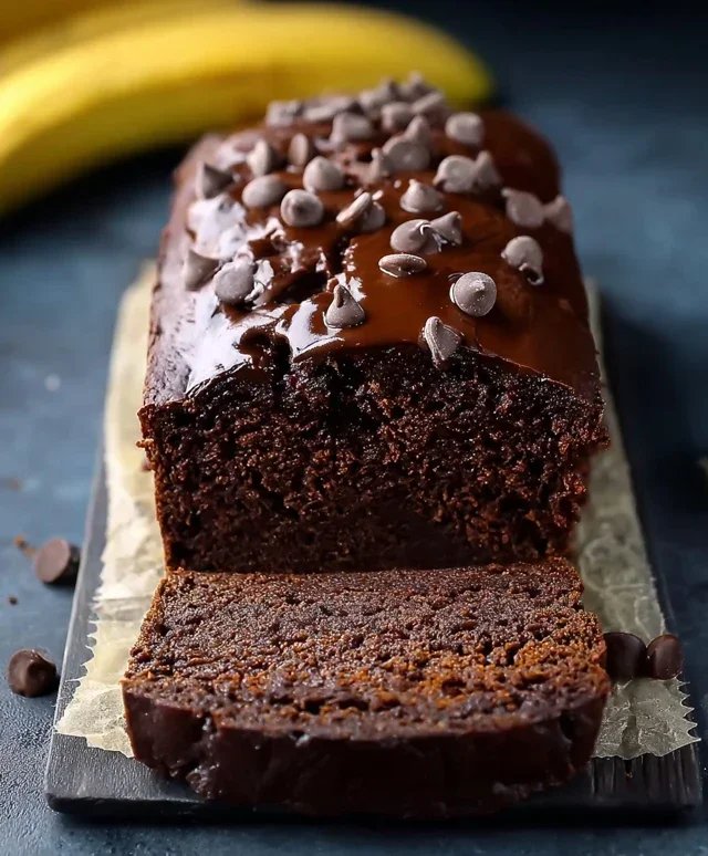 Healthy Chocolate Banana Bread