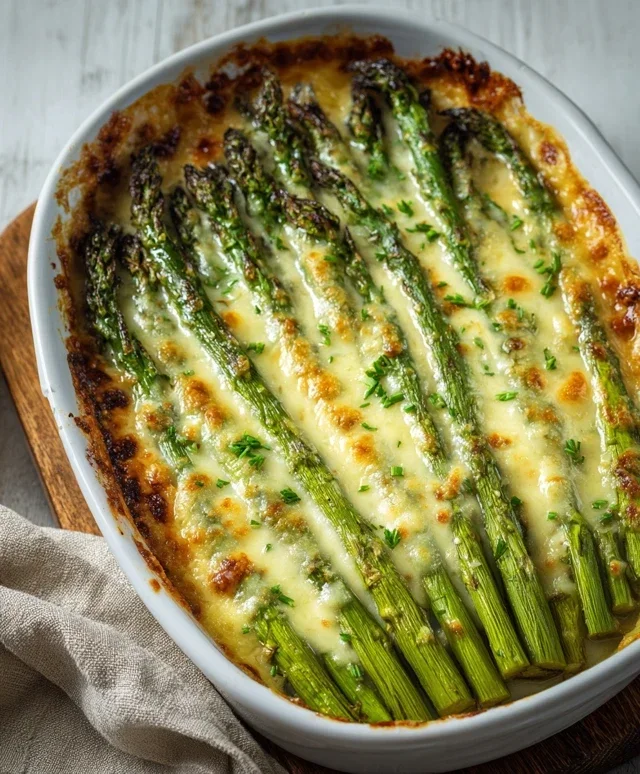Cheesy Baked Asparagus