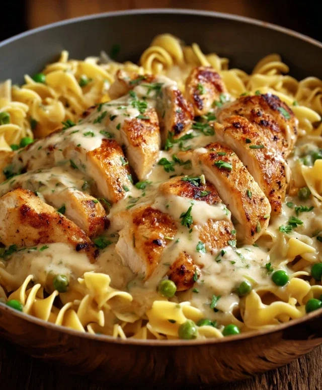 One-Pan Chicken with Buttered Noodles
