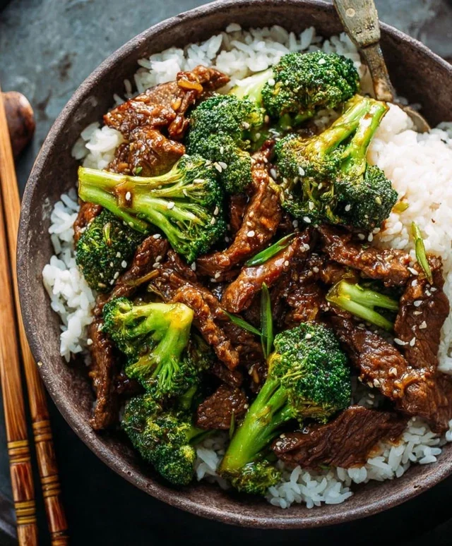 Chinese Beef and Broccoli (牛肉炒西兰花)