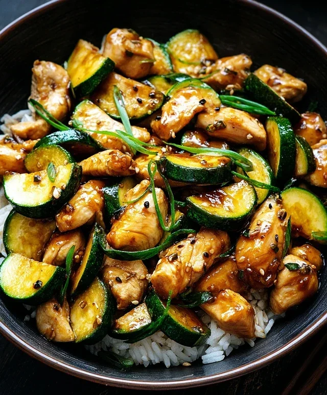 Chicken Zucchini Stir Fry