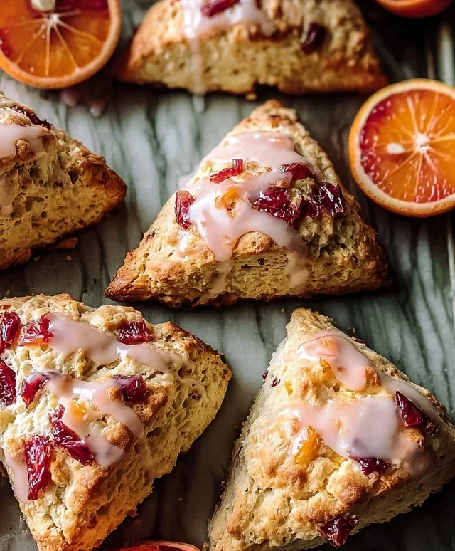 Blood Orange Scones