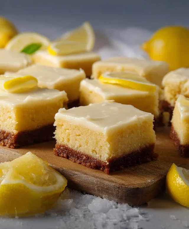 Easy Lemon Brownies Recipe