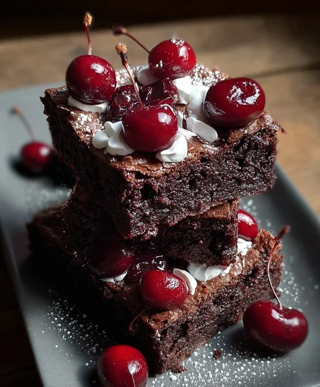 Small-Batch Black Forest Brownies
