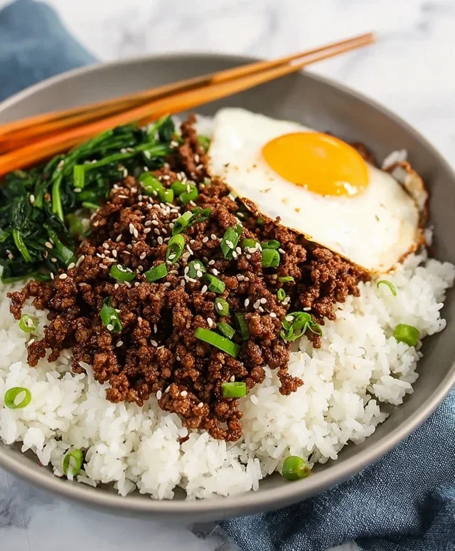 Korean Ground Beef Bowl (25-Minutes)