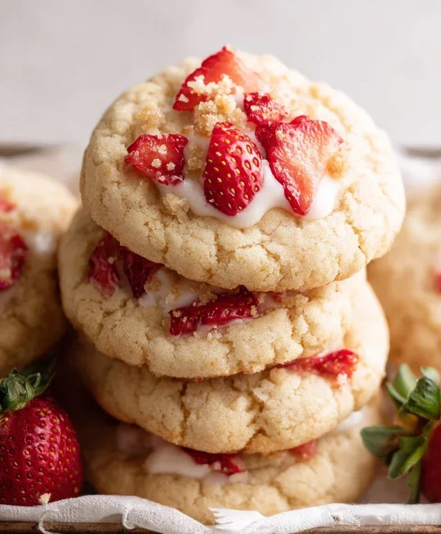 Strawberry Shortcake Cookies