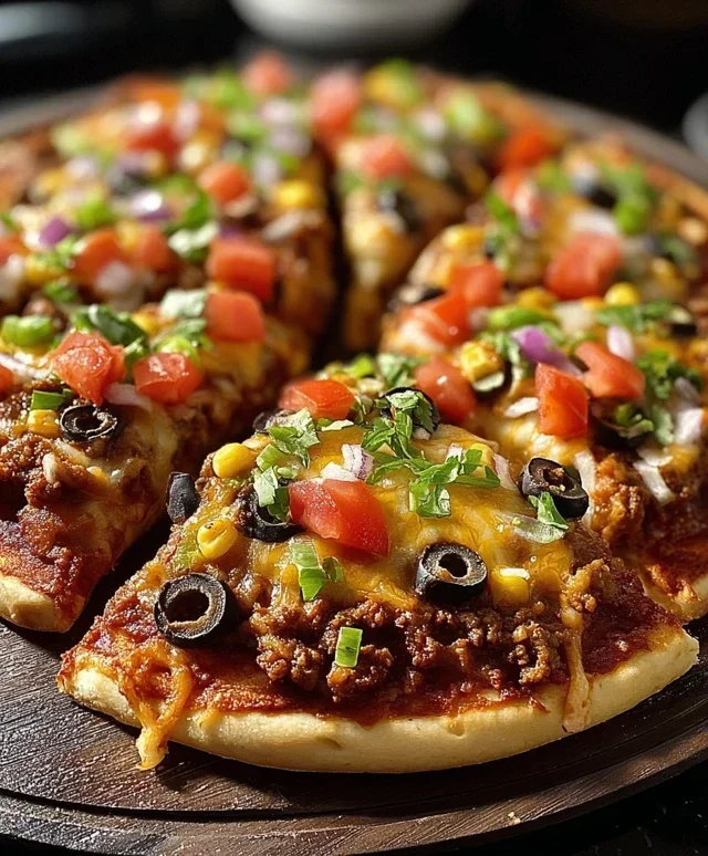 Homemade Mexican Pizza