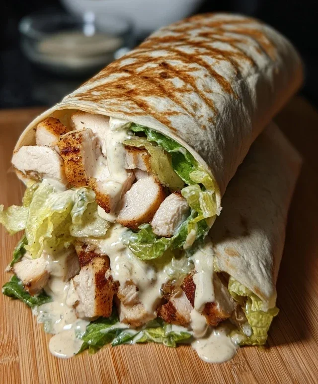 Chicken Caesar Wraps