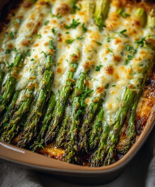 Cheesy Baked Asparagus
