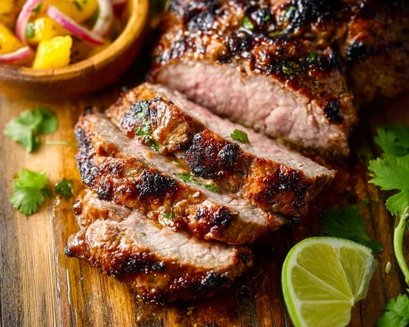 Surf and Turf Kabobs with Chimichurri Sauce