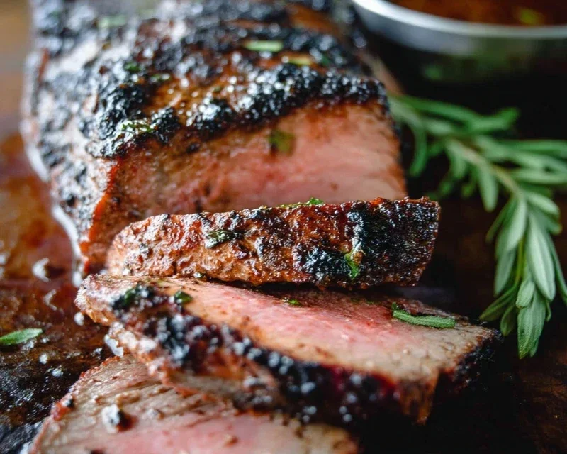 Balsamic Steak Gorgonzola Salad with Grilled Corn