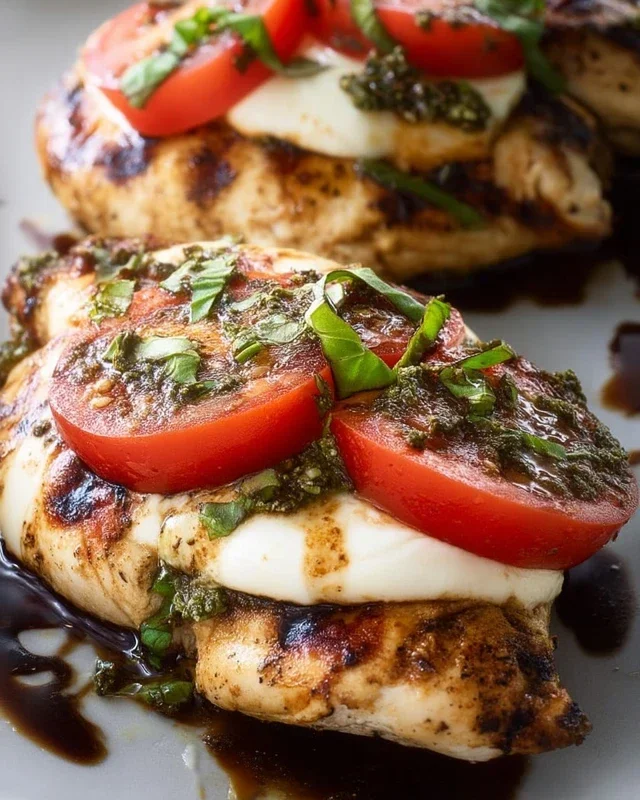 Grilled Chicken Caprese