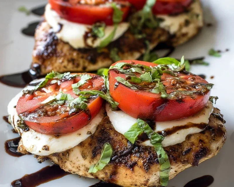 Grilled Chicken Caprese