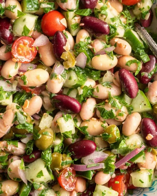 Mediterranean Bean Salad
