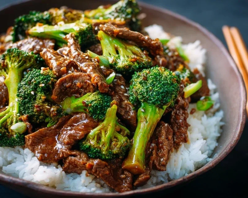 Chinese Beef and Broccoli (牛肉炒西兰花)